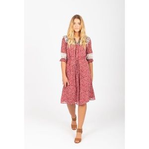 Piper & Scoot Boho midi dress